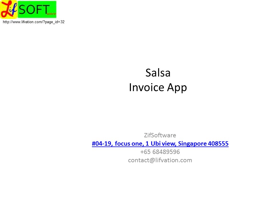 Zifsoft releases Salsa Magneto Invoice App
