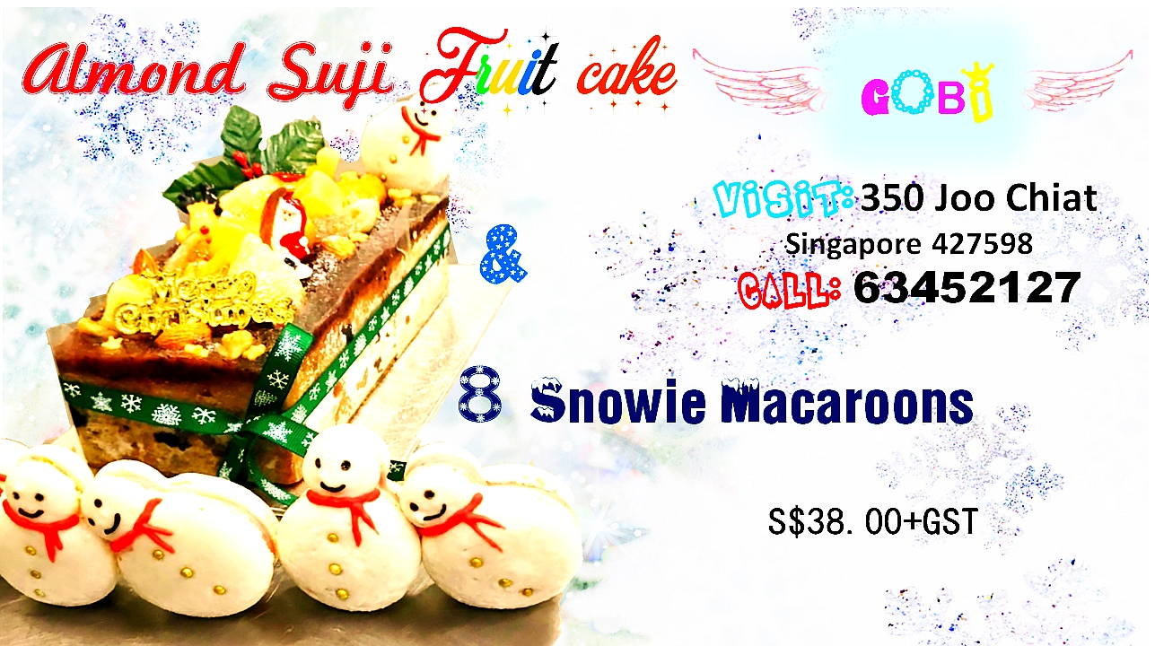 Gobi premiers Sugee Fruit Cake